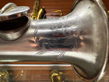 Martin Handcraft #176xxx Bb Soprano Saxophone Silver w/ Gold Plate Bell