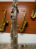 Martin Handcraft #176xxx Bb Soprano Saxophone Silver w/ Gold Plate Bell
