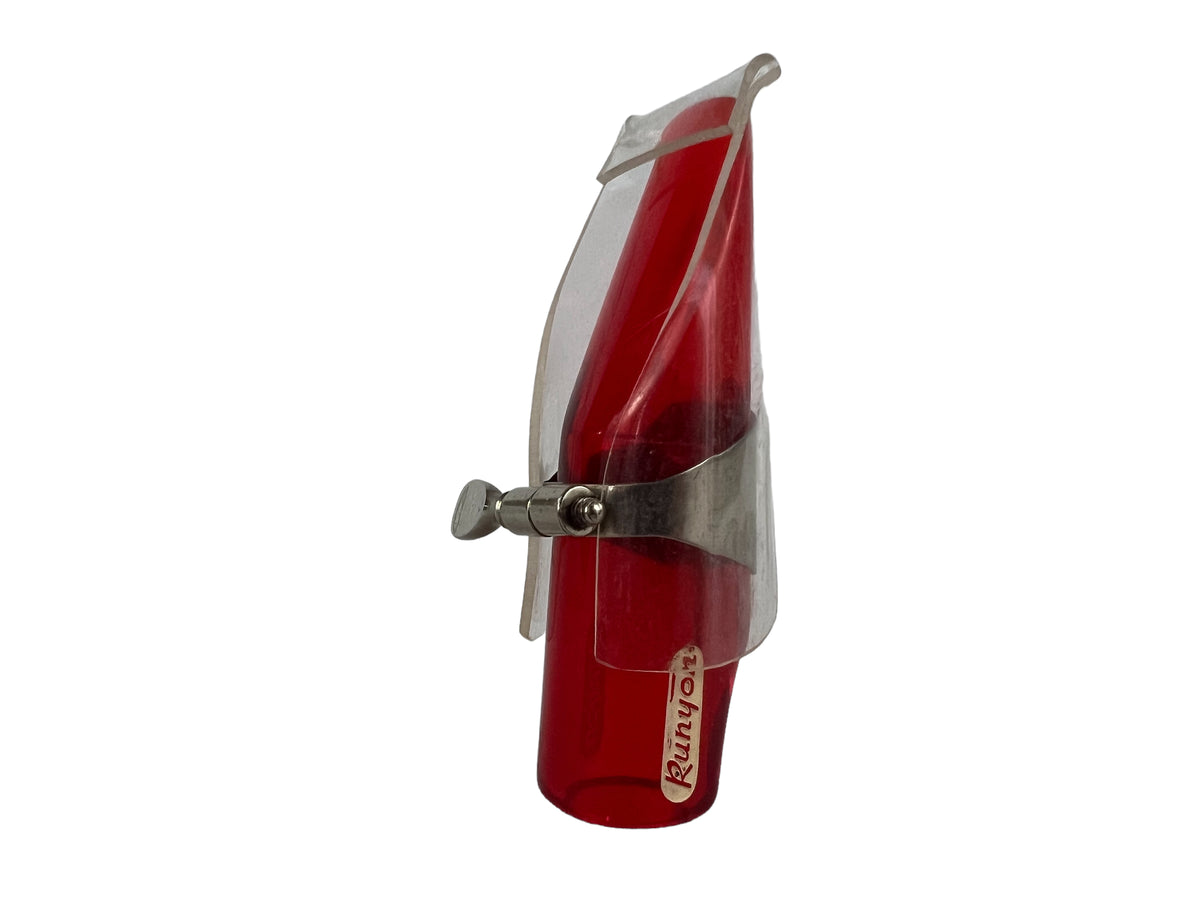Runyon 赤 サックスマウスピース Runyon Red Rocket Alto Saxophone Mouthpiece w/ LIGATURE & CAP