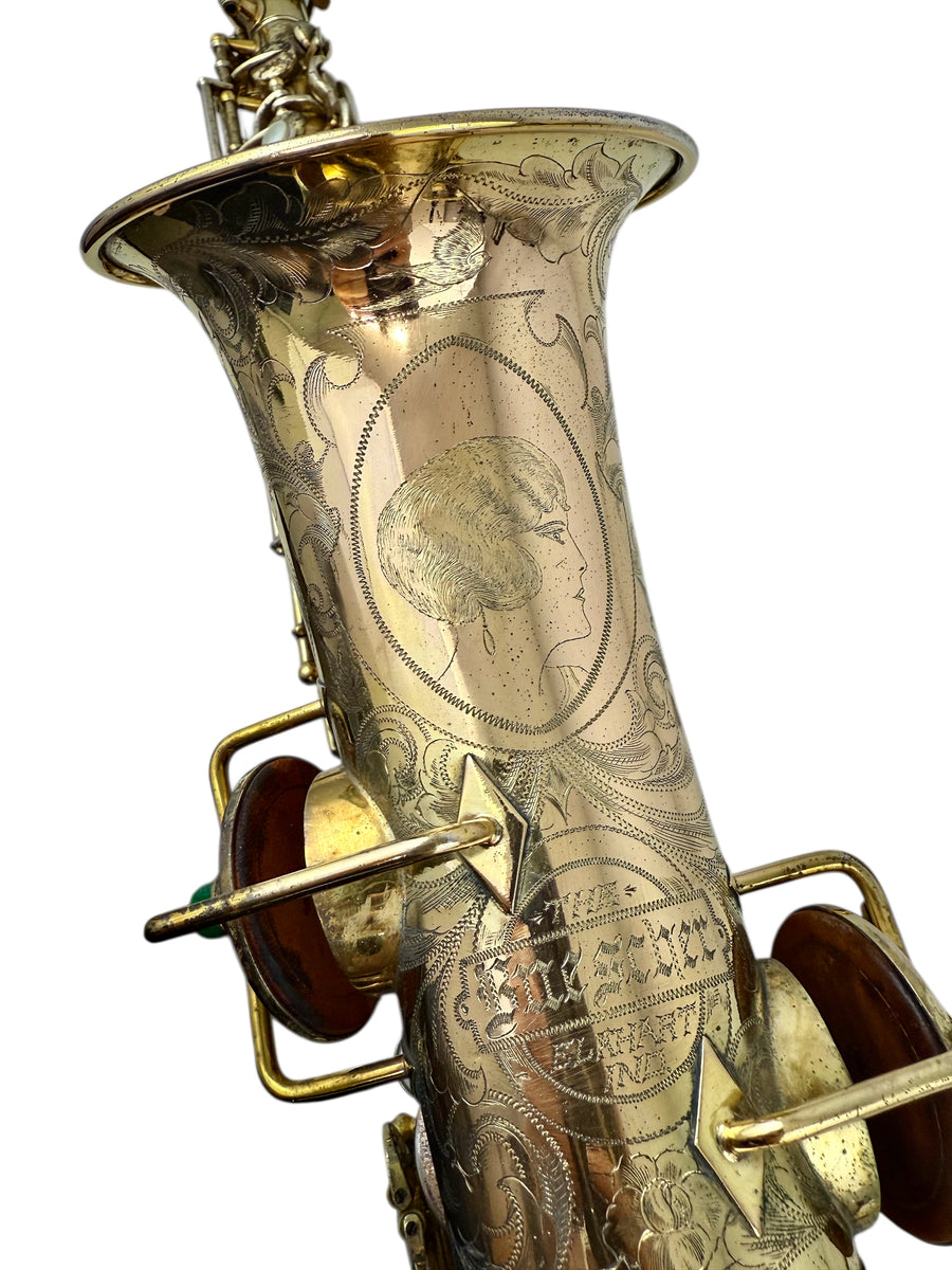 Buescher Fully Engraved Gold Plated 202xxx Series III True Tone