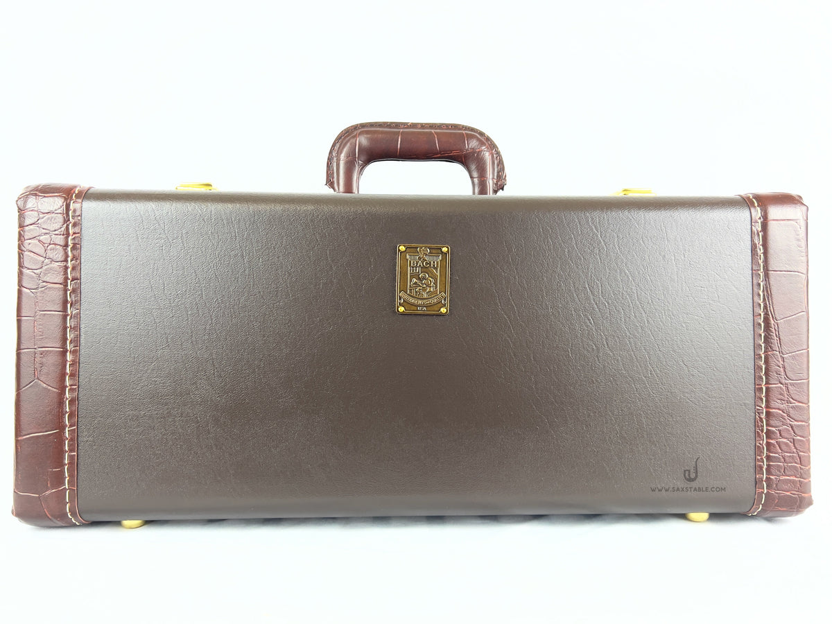 Vincent Bach Stradivarius トランペットケース ブラウン Bach Stradivarius LR180S37G Gold Bell Silver Plated Trumpet