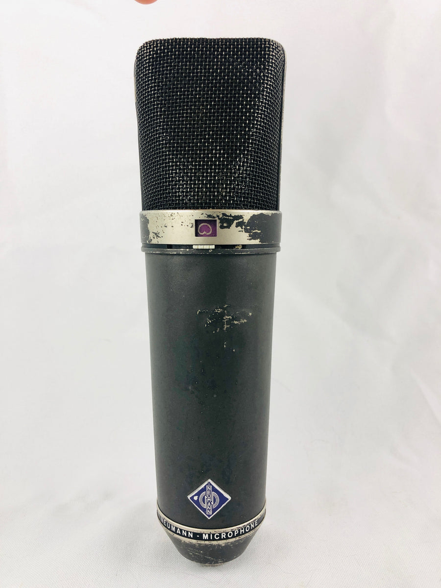 Neumann U87 Black 1983 Vintage Microphone – Sax Stable