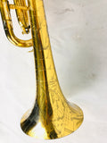 Conn 40B Connqueror Gold Plate Vocabell Trumpet FULLY ENGRAVED