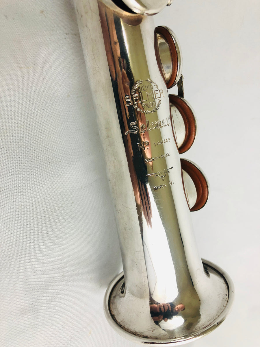 Selmer Mark VI 149xxx Silver Soprano Saxophone – Sax Stable