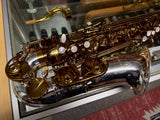 Forestone GX Silver Gold Two Tone Color Series Alto Saxophone