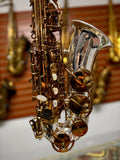 Forestone GX Silver Gold Two Tone Color Series Alto Saxophone