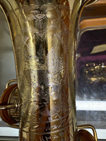 Conn Gold Plated New Wonder II Chu 213xxx Alto Saxophone RARE PORTRAIT ENGRAVING