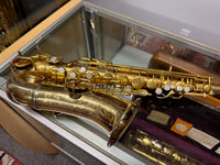 Conn Gold Plated New Wonder II Chu 213xxx Alto Saxophone RARE PORTRAIT ENGRAVING