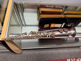 Martin Handcraft #176xxx Bb Soprano Saxophone Silver w/ Gold Plate Bell