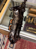 Cannonball Crescent Midnight Moon A5 Black Big Bell Stone Series Alto Saxophone CUSTOM ENGRAVED!
