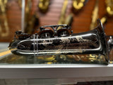 Cannonball Raven A5 Black Big Bell Stone Series Alto Saxophone CUSTOM ENGRAVED!