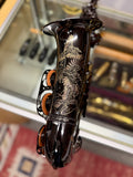 Cannonball Raven A5 Black Big Bell Stone Series Alto Saxophone CUSTOM ENGRAVED!