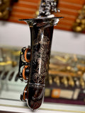 Cannonball Raven A5 Black Big Bell Stone Series Alto Saxophone CUSTOM ENGRAVED!