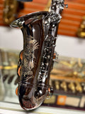 Cannonball Raven A5 Black Big Bell Stone Series Alto Saxophone CUSTOM ENGRAVED!