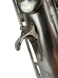 Conn 6m Naked Lady 252xxx Transitional Silver Plated Alto Saxophone w/Gold Plate Bell!