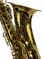 King Super 20 Full Pearl Silver Neck Tenor Saxophone w/Candy - CLOSET QUEEN