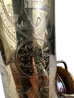 Conn Gold Plated New Wonder II Chu Berry 211xxx Tenor Saxophone CASTLE ENGRAVING