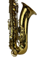 King Super 20 Full Pearl Silver Neck Tenor Saxophone w/Candy - CLOSET QUEEN