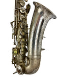 Conn 6m VIII Naked Lady Silver Plated Alto Saxophone Rolled Tone Holes!