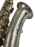 Conn 6m VIII Naked Lady Silver Plated Alto Saxophone Rolled Tone Holes!