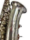 Conn 6m VIII Naked Lady Silver Plated Alto Saxophone Rolled Tone Holes!