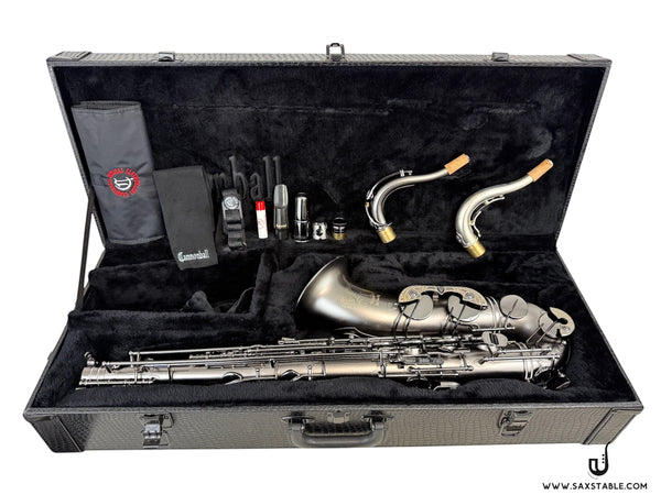 Cannonball Raven T5 Black Big Bell Stone Series Tenor Saxophone