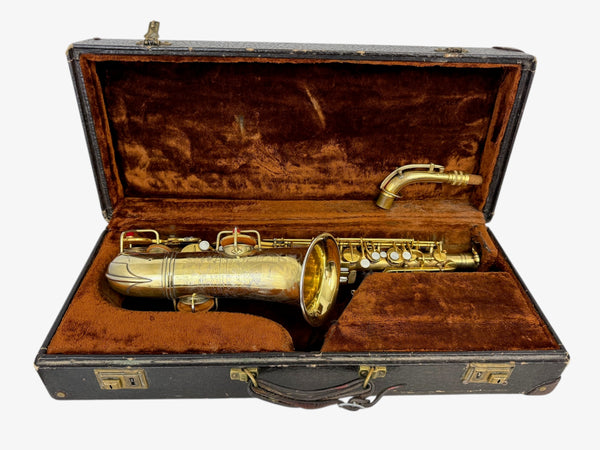 Conn Gold Plated New Wonder II Chu 213xxx Alto Saxophone RARE PORTRAIT ENGRAVING