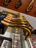 KB Sax Canyon Gold Lacquered Kim Bock Tenor Saxophone Neck Fits Modern Selmer Yani Yamaha