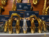 KB Sax Vanguard Gold Lacquered Kim Bock Tenor Saxophone Neck Fits Vintage Selmer Mark VI SBA Super Balanced Action