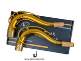 KB Sax Vanguard Gold Lacquered Kim Bock Tenor Saxophone Neck Fits Vintage Selmer Mark VI SBA Super Balanced Action