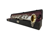 Buescher Key of C Soprano Saxophone Silver Plated