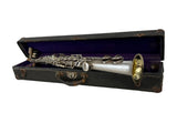 Martin Handcraft #176xxx Bb Soprano Saxophone Silver w/ Gold Plate Bell