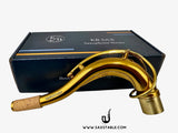 KB Sax Vanguard Gold Lacquered Kim Bock Tenor Saxophone Neck Fits Modern Selmer Yani Yamaha