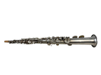 Buescher Key of C Soprano Saxophone Silver Plated