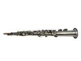 Buescher Key of C Soprano Saxophone Silver Plated