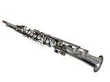 Buescher Key of C Soprano Saxophone Silver Plated