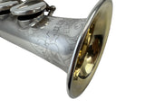 Buescher Key of C Soprano Saxophone Silver Plated
