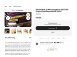 Selmer 57xxx GOLD PLATE 5 digit Mark VI Alto Saxophone
