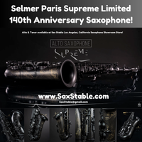 Selmer Paris Supreme Limited 140th Anniversary 92LTD25 Black Alto Saxophone