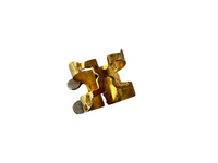 Harrison Hurtz Vintage Gold Plate Tenor Saxophone H Ligature For Otto Link Slant