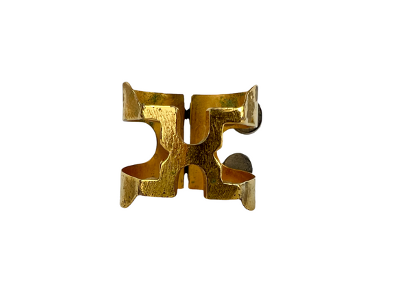 Harrison Hurtz Vintage Gold Plate Tenor Saxophone H Ligature For Otto Link Slant