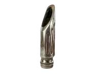 Selmer Air Flow Metal Alto Saxophone Mouthpiece Scroll Shank w/Table OVAL + Ligature & Cap