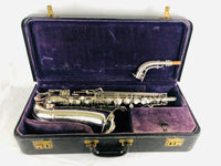 Conn 6m Naked Lady Transitional Silver Alto Saxophone Very Nice!!
