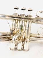 Bach Stradivarius 37 80xxx 1973 SIlver Bb Trumpet w/ Valve Slide Trigger & Warranty Card