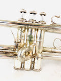 Bach Stradivarius 37 80xxx 1973 SIlver Bb Trumpet w/ Valve Slide Trigger & Warranty Card