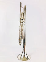 Bach Stradivarius 37 80xxx 1973 SIlver Bb Trumpet w/ Valve Slide Trigger & Warranty Card