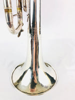 Bach Stradivarius 37 80xxx 1973 SIlver Bb Trumpet w/ Valve Slide Trigger & Warranty Card