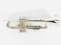 Bach Stradivarius 37 80xxx 1973 SIlver Bb Trumpet w/ Valve Slide Trigger & Warranty Card
