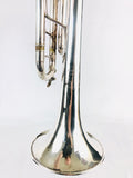 Bach Stradivarius 37 80xxx 1973 SIlver Bb Trumpet w/ Valve Slide Trigger & Warranty Card