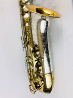 King Super 20 Silver Sonic Tenor Saxophone w/ Warranty Card & Black Roo Pads